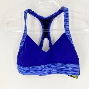 New TYR  Blue Competitor Racerback Sports Bra Women's Sz M / 8